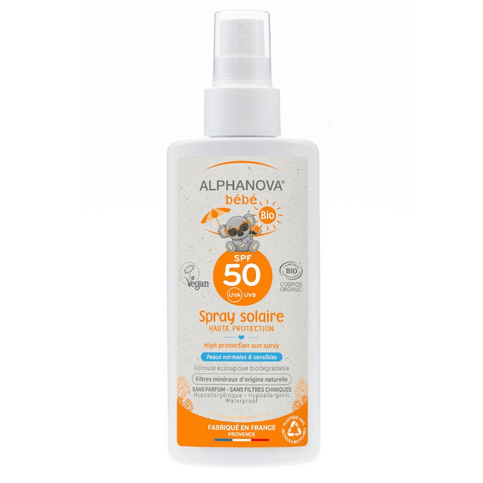 Baby Sun Spray SPF 50 - ALPHANOVA - Maple Wellness Supplements