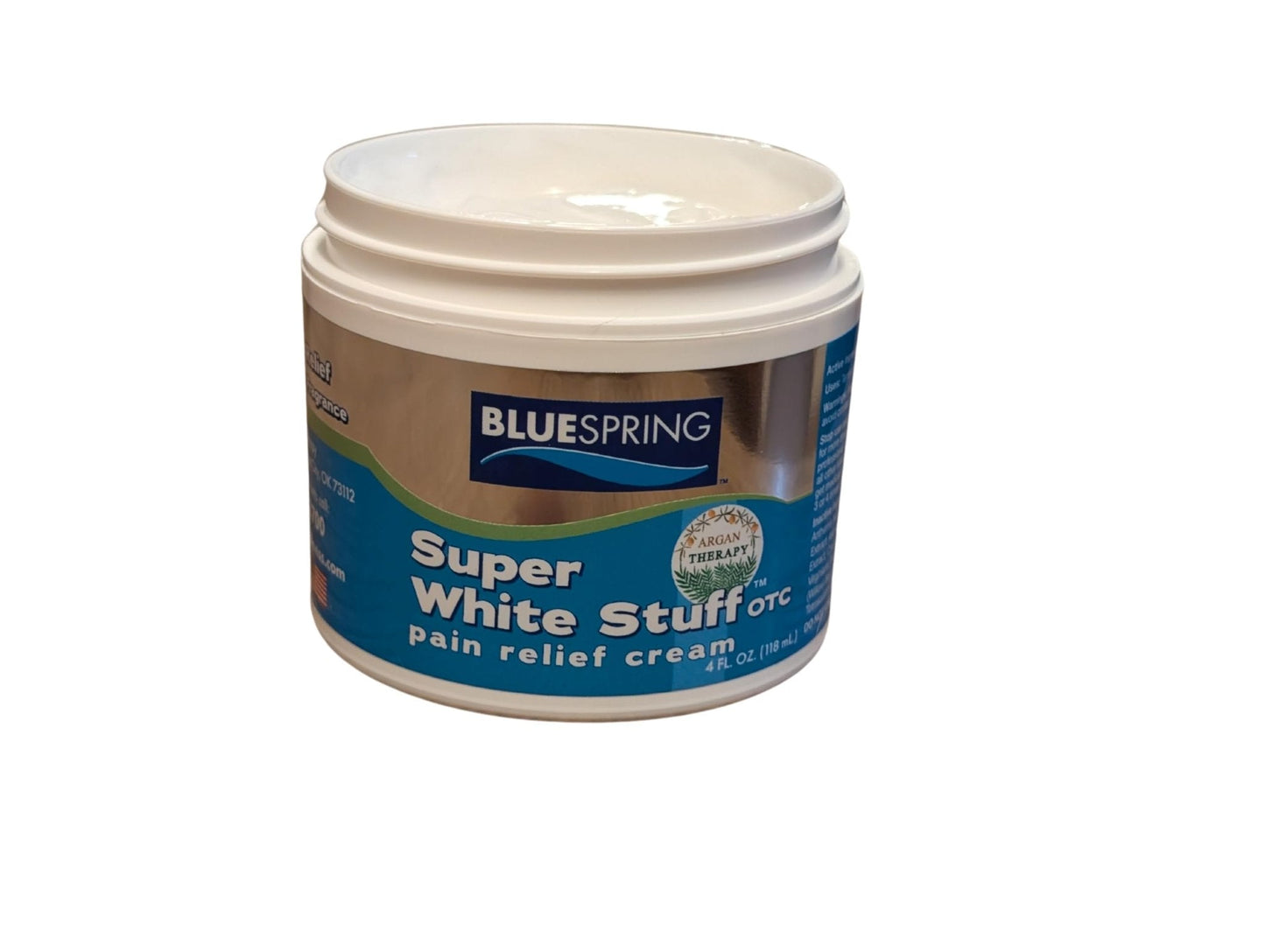 Back Pain Relief Cream with Emu Oil - Super White Stuff Natural Pain Reliever -Topical Cream for Muscle and Joint Pain Relief - Experience Sore Muscle Relief in 5 Minutes - 4 oz - Maple Wellness Supplements