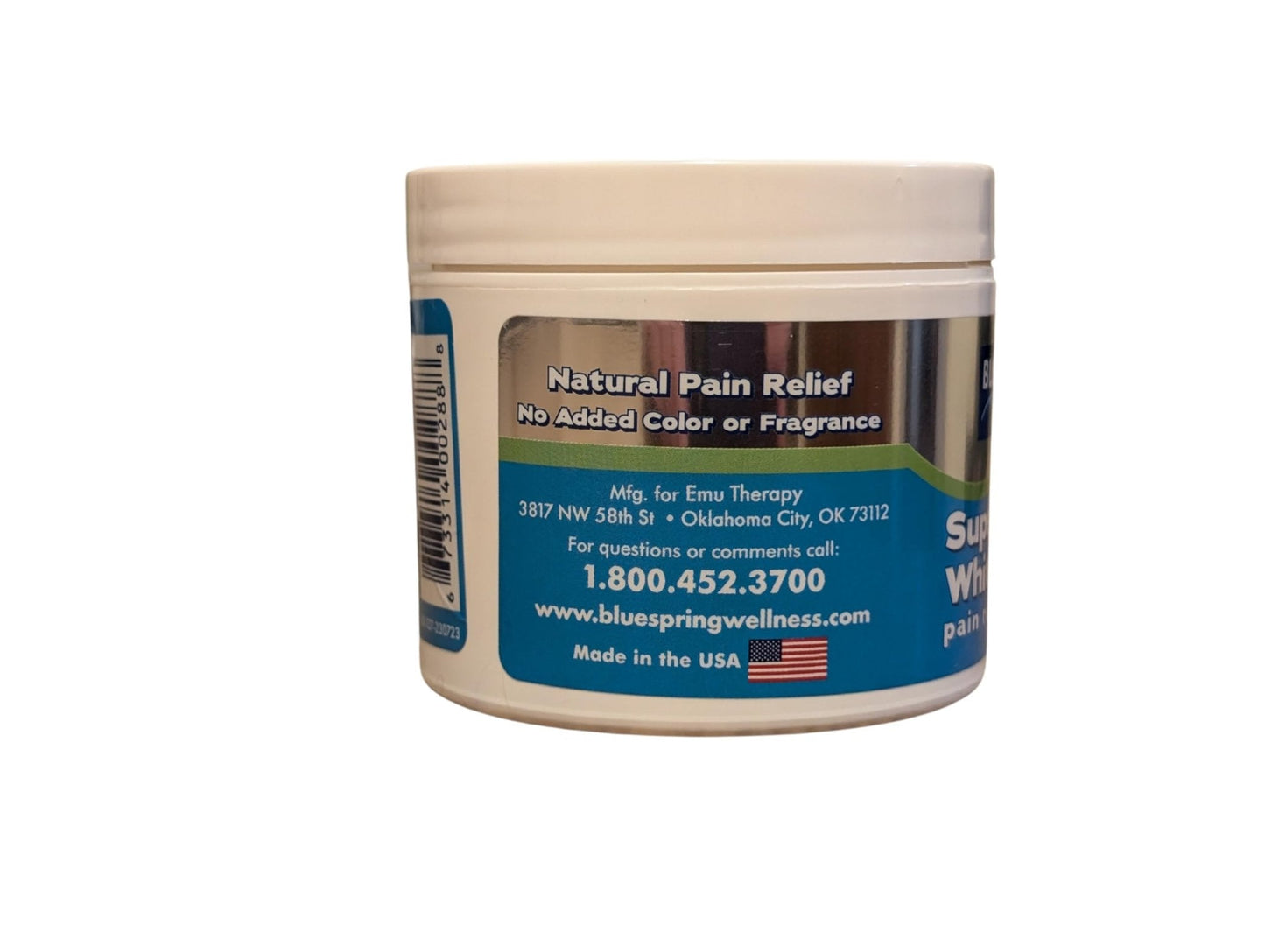 Back Pain Relief Cream with Emu Oil - Super White Stuff Natural Pain Reliever -Topical Cream for Muscle and Joint Pain Relief - Experience Sore Muscle Relief in 5 Minutes - 4 oz - Maple Wellness Supplements