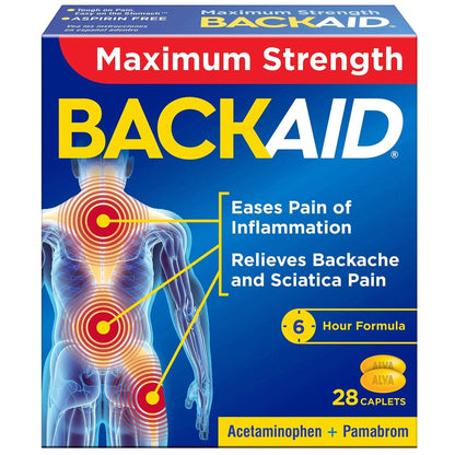 BACKAID Pills 28 Tablets (Pack of 6) - Maple Wellness Supplements