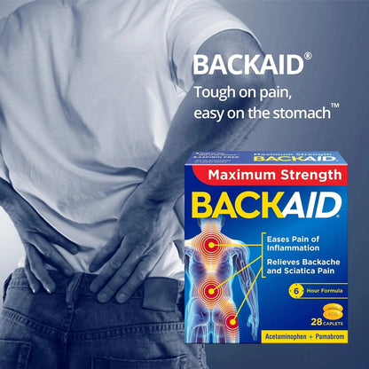 BACKAID Pills 28 Tablets (Pack of 6) - Maple Wellness Supplements