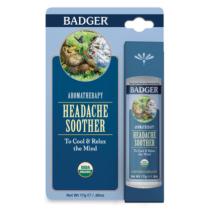 Badger Headache Soother - .6 oz Stick - Maple Wellness Supplements