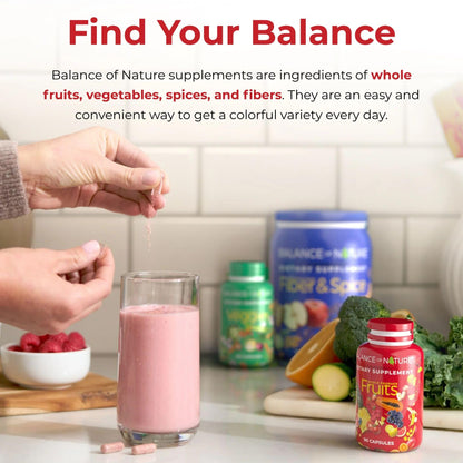 Balance of Nature Whole Fruits Supplement with Superfood Fruits - Maple Wellness Supplements