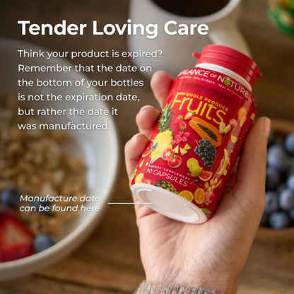 Balance of Nature Whole Fruits Supplement with Superfood Fruits - Maple Wellness Supplements