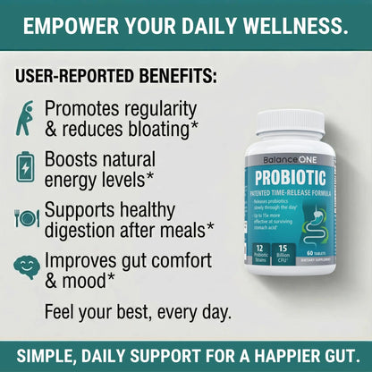 Balance ONE 2-Month Complete Digestive Support Bundle – Intestinal Barrier & Microbiome Kit – Includes 2X RevivaGut Powder & 1x Daily Probiotic (3 Pieces) - Maple Wellness Supplements