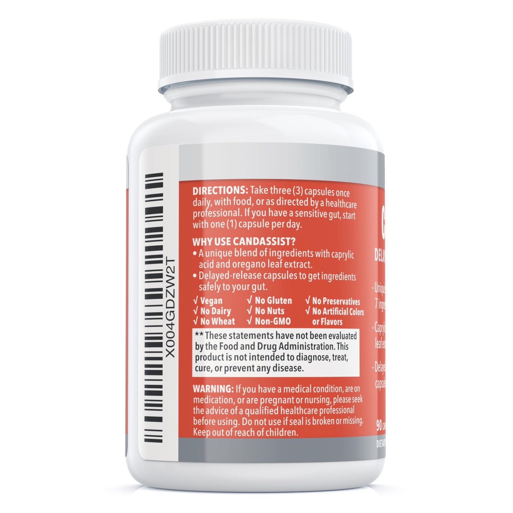 Balance ONE Candida Cleanse & Yeast Support Complex – Caprylic Acid, Undecylenic Acid, Berberine & Oregano Leaf – Gut Flora Balance for Women & Men - Maple Wellness Supplements