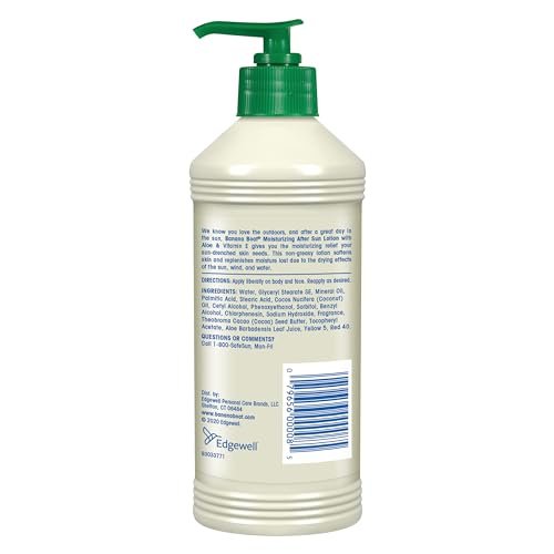 Banana Boat Moisturizing After Sun Lotion with Aloe and Vitamin E, 16Fl Oz, After Sun Care, Banana Boat After Sun Lotion, Sunburn Relief, 16Fl Oz - Maple Wellness Supplements