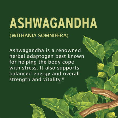 Banyan Botanicals Organic Ashwagandha - 1000mg per Serving - Cortisol Manager & Stress Relief Supplement - Adrenal Support for Mood, Restful Sleep & Muscle Recovery - 180 Tablets - Non-GMO, Vegan* - Maple Wellness Supplements