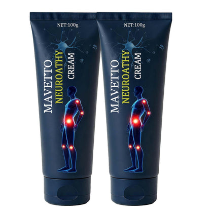 Bare Basics MAVETTO Neuropathy Relief Cream, Neurosoothe Formula Nerve Cream, Contains Capsaicin, Arnica, Menthol, MSM and Glucosamine, Improve Joint Discomfort, Increase Mobility (2pcs) - Maple Wellness Supplements