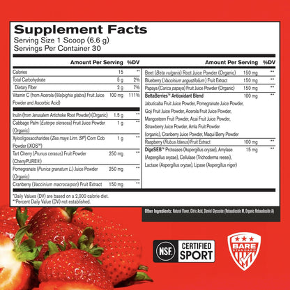 BARE PERFORMANCE NUTRITION BPN Health & Wellness Bundle, Strong Reds, Strong Greens Lemon, Strong Joints - Maple Wellness Supplements