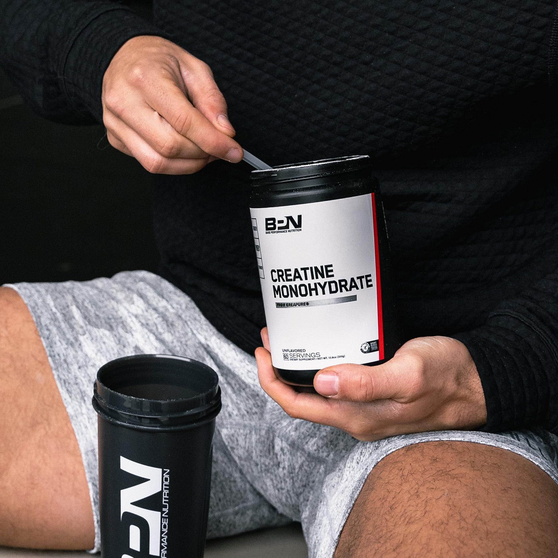 BARE PERFORMANCE NUTRITION, BPN Pure Creatine Monohydrate Powder by Creapure, 5g of Creatine per Serving, Supports Muscle Growth - Maple Wellness Supplements