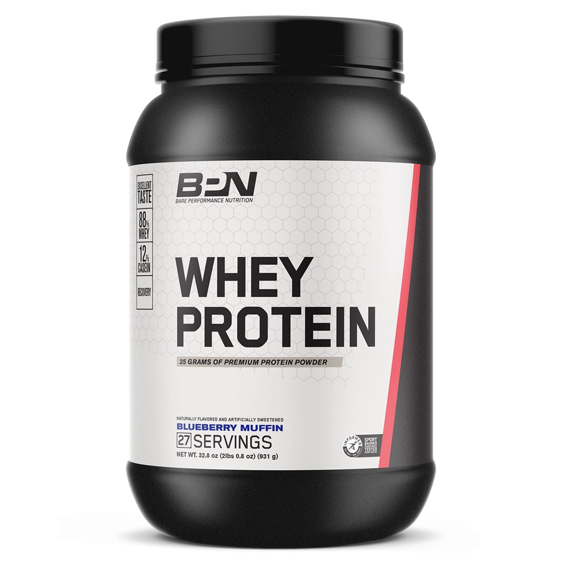 BARE PERFORMANCE NUTRITION, BPN Whey Protein Powder, Whey Protein Concentrate - Maple Wellness Supplements