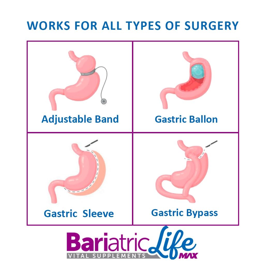 Bariatric Multivitamin Design for Post Bariatric Surgery Mens Patients, Sugar Free, 100+ Vitamins, Minerals & Amino Acids, Supports Muscle, Heart - Maple Wellness Supplements