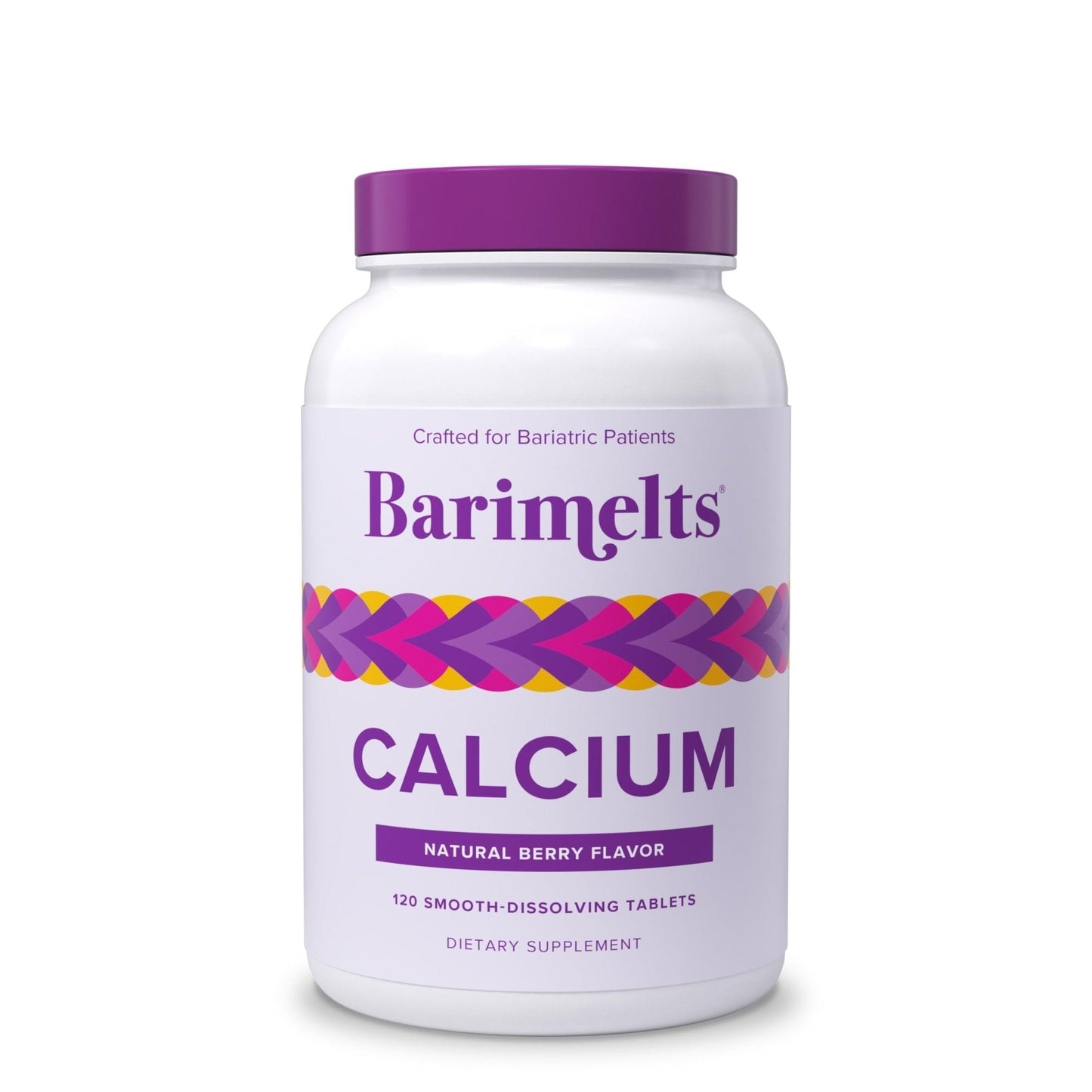 BariMelts Calcium Citrate with Vitamin D3 & Magnesium, 120 Smooth-Dissolving Tablets (1-Month Supply), Bariatric Calcium Supplements - Maple Wellness Supplements