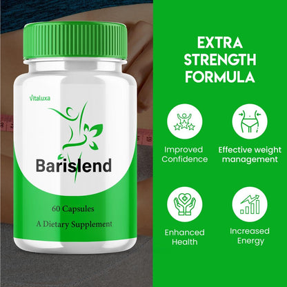 Barislend Capsules, Barisland Pills Pink Salt Blend for Women, Barislends Maximum Strength Supplement Official Advanced Formula Natural Energy Fitness Support, Bari Slend Review (60 Capsules) - Maple Wellness Supplements