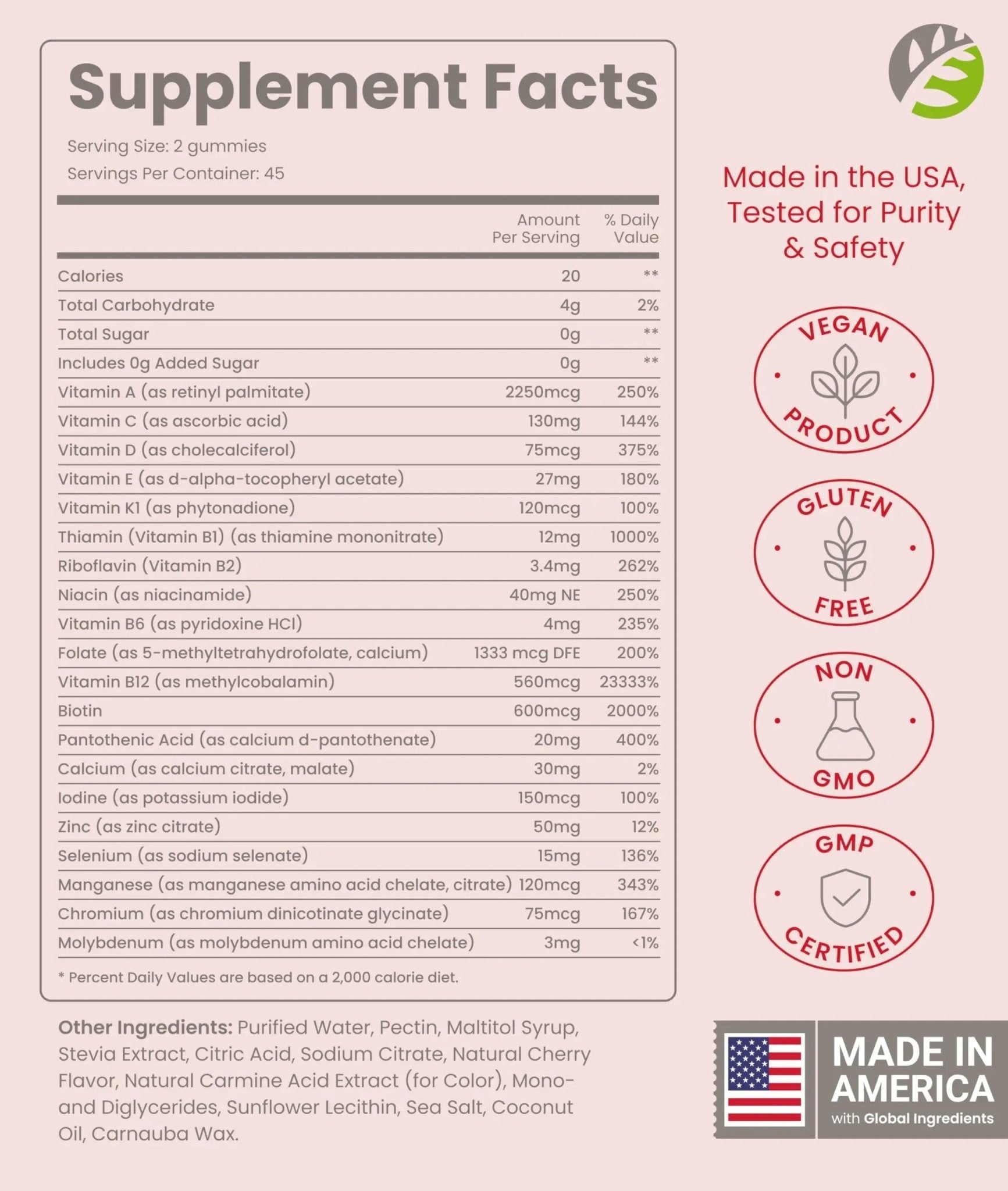 BariSlim Advanced Bariatric Multivitamin Gummies - Specially Formulated Bariatric Vitamins for Patients After Weight Loss Surgery - Maple Wellness Supplements