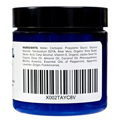 Basic Vigor Migrastil Neck & Shoulder Cream. Cooling Comfort for Migraines, Tech Neck & Tension. (4 oz.) Made in The USA. - Maple Wellness Supplements