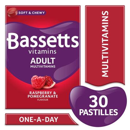 Bassetts Vitamins Adults Multivitamins 30's, 97.2 g - Maple Wellness Supplements