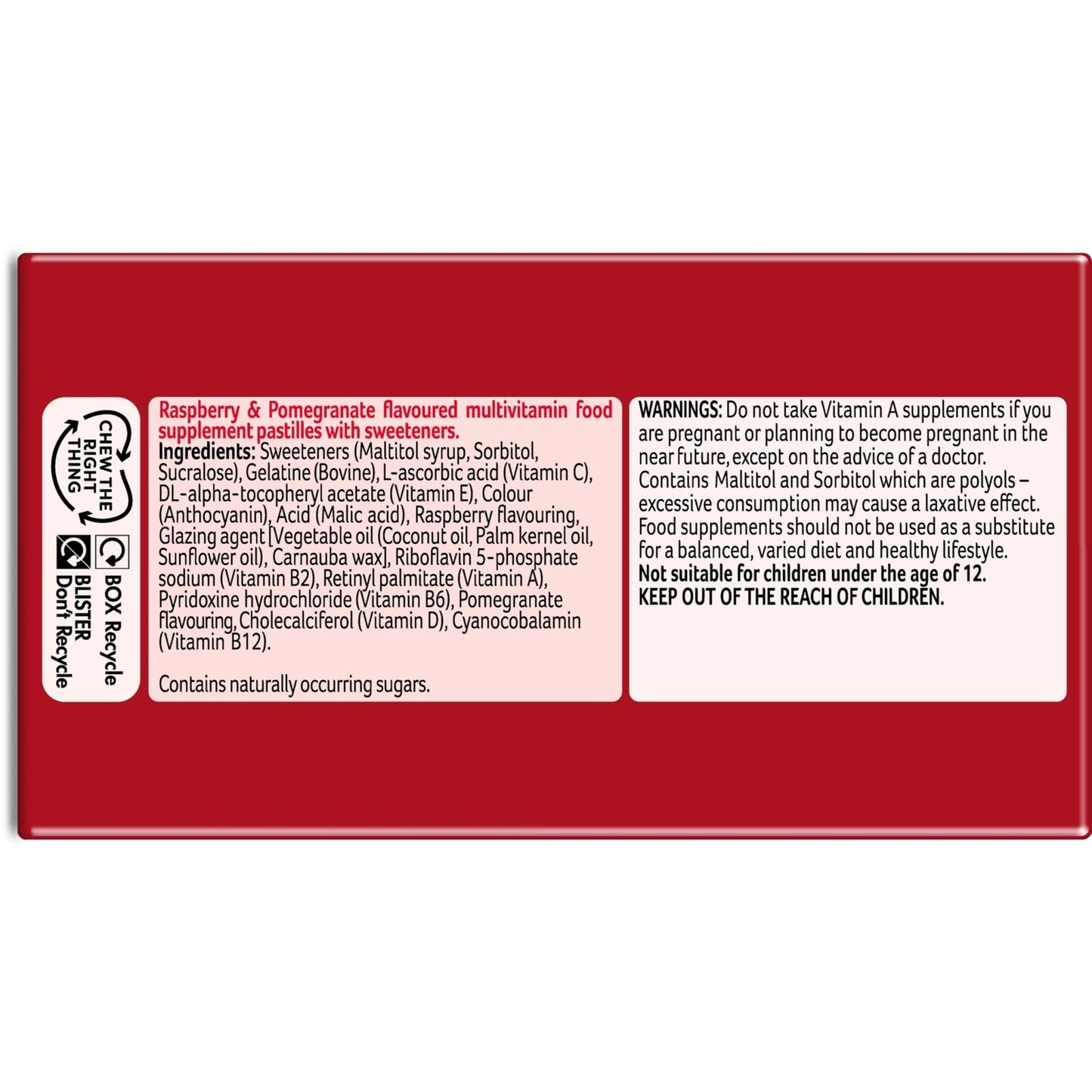 Bassetts Vitamins Adults Multivitamins, 60 Pastilles - Maple Wellness Supplements