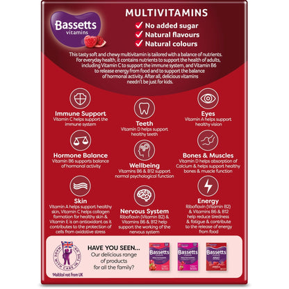 Bassetts Vitamins Adults Multivitamins, 60 Pastilles - Maple Wellness Supplements