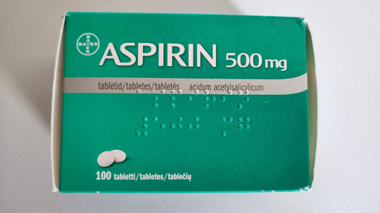 BAYER aspirin 500mg - 100 Tabs - Pain Relief - Made in Germany - Maple Wellness Supplements
