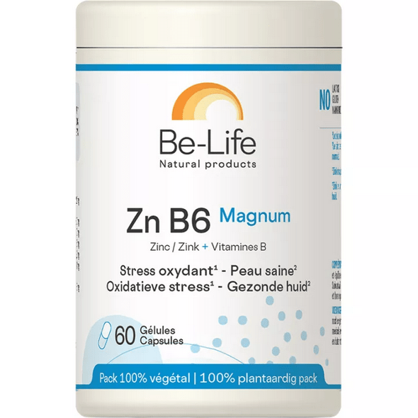 Be-Life Zn B6 Magnum Oxidative Stress and Healthy Skin 60 capsules - Maple Wellness Supplements
