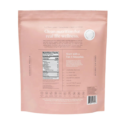 Be Well by Kelly Chocolate Grass-Fed Beef Protein Powder, 24G of Protein & 1G Net Carbs (3 Ingredients, 30 Servings) 9 Amino Acids + 3 BCAAs No Soy, No Dairy, Stevia-Free, No Sugar Added 1.87lb 849g - Maple Wellness Supplements