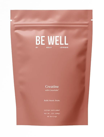 Be Well by Kelly Creatine with Creavitalis, Dietary Supplement, 1lb (450g), 90 Servings Build. Boost. Brain. - Maple Wellness Supplements