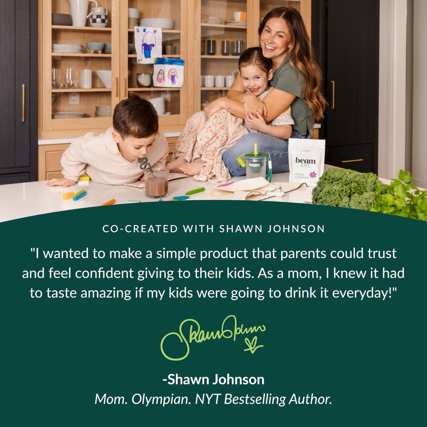 Beam Kids Multivitamin Powder – Kids Vitamins with Greens, Probiotic & Prebiotic, Immune Support for Children & Toddlers, No Artificial Sweeteners, For Picky Eaters, - Maple Wellness Supplements
