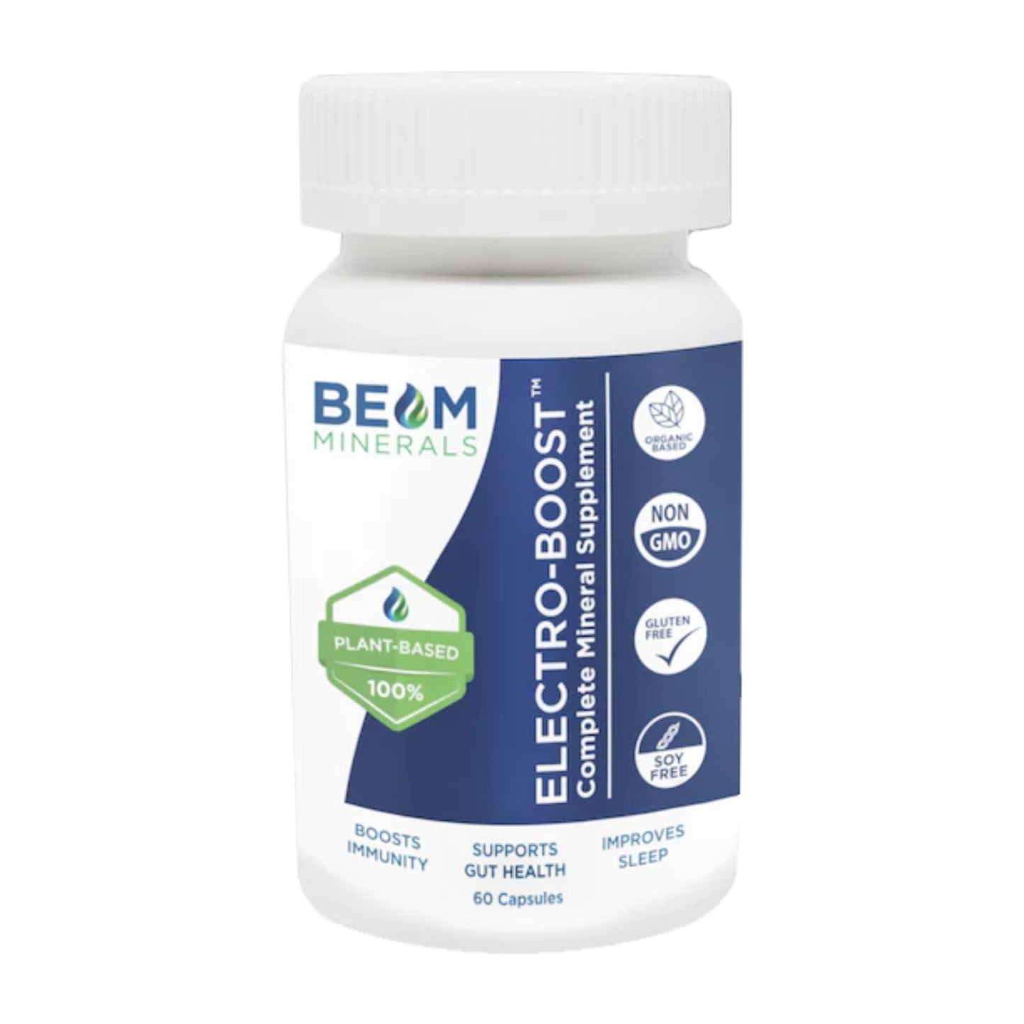 Beam Minerals Complete Multi-Mineral Capsules | Electro-Boost Plant-Based Electrolytes and Micronutrients for Men and Women | Help to Boost Immunity, Support Gut Health - Maple Wellness Supplements