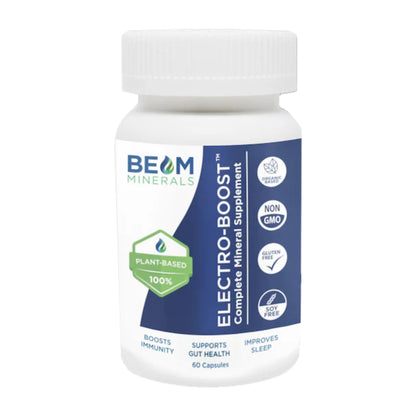 Beam Minerals Complete Multi-Mineral Capsules | Electro-Boost Plant-Based Electrolytes and Micronutrients for Men and Women | Help to Boost Immunity, Support Gut Health - Maple Wellness Supplements