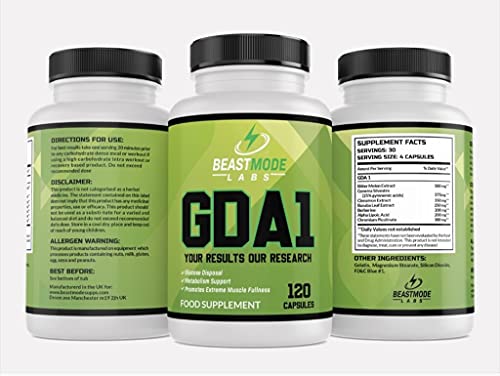 Beastmode Labs GDA1 Glucose Disposal Agent, Contains Berberine - Maple Wellness Supplements