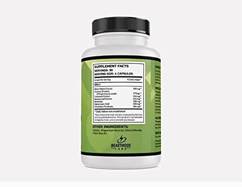 Beastmode Labs GDA1 Glucose Disposal Agent, Contains Berberine - Maple Wellness Supplements