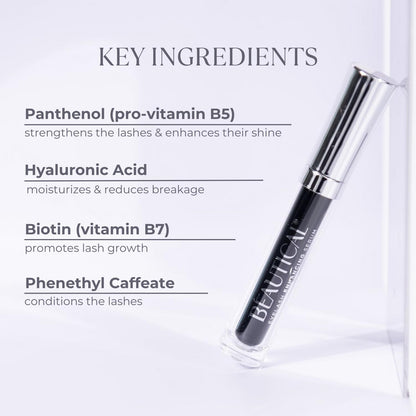 BEAUTICAL Eyelash Serum – Lash Enhancing & Conditioning Formula with Botanical Ingredients for the Appearance of Fuller, Shinier & Healthier-Looking Lashes – Nourishing Lash Care, 3ml - Maple Wellness Supplements