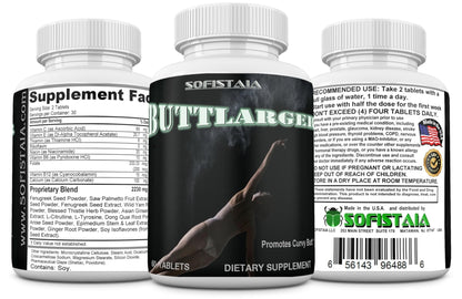 BEAUTIFYEM Sofistaia BUTTLARGER Natural Enhancement Supplement, 60 Tablets, Essential Nutrients for Curves and Confidence - Maple Wellness Supplements