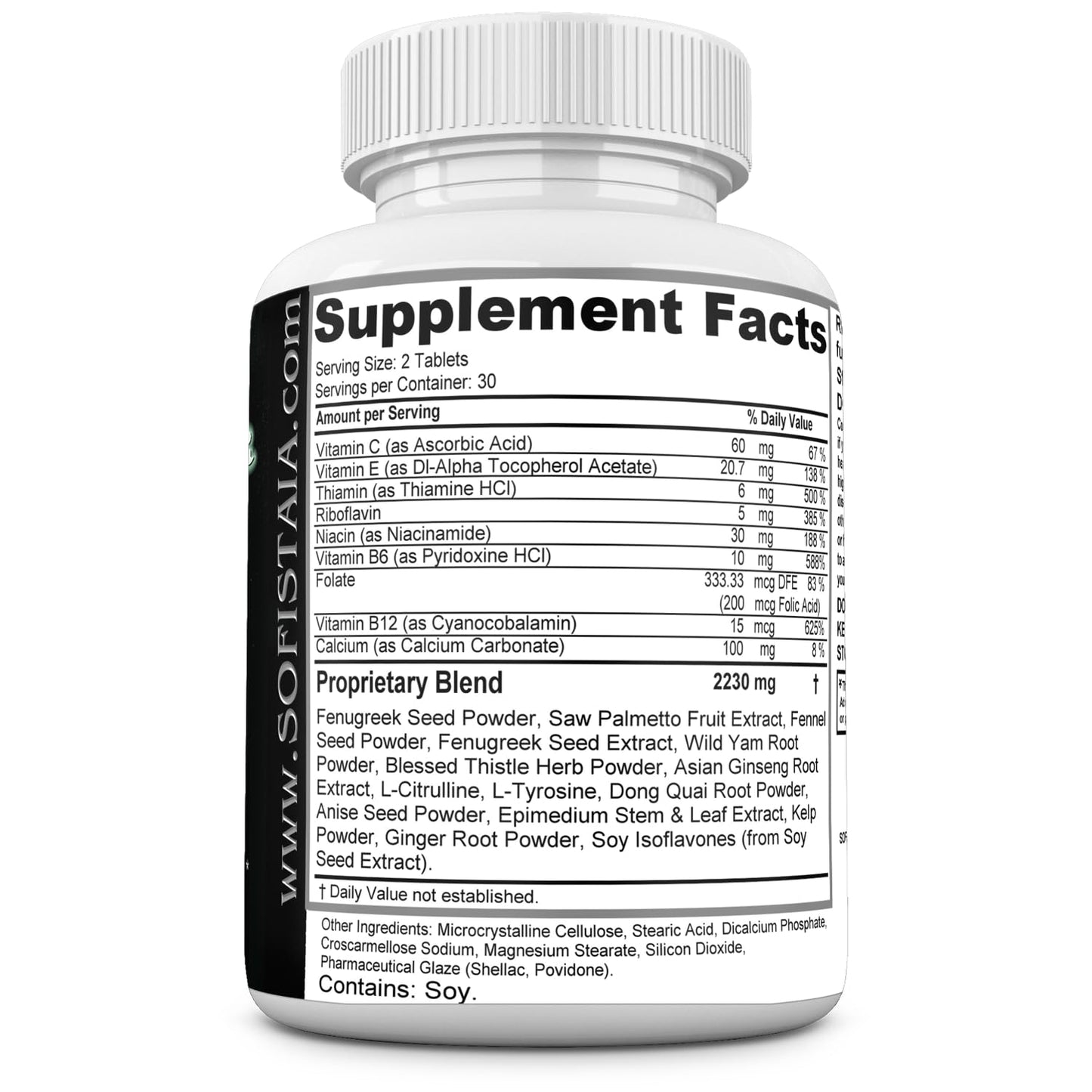 BEAUTIFYEM Sofistaia BUTTLARGER Natural Enhancement Supplement, 60 Tablets, Essential Nutrients for Curves and Confidence - Maple Wellness Supplements
