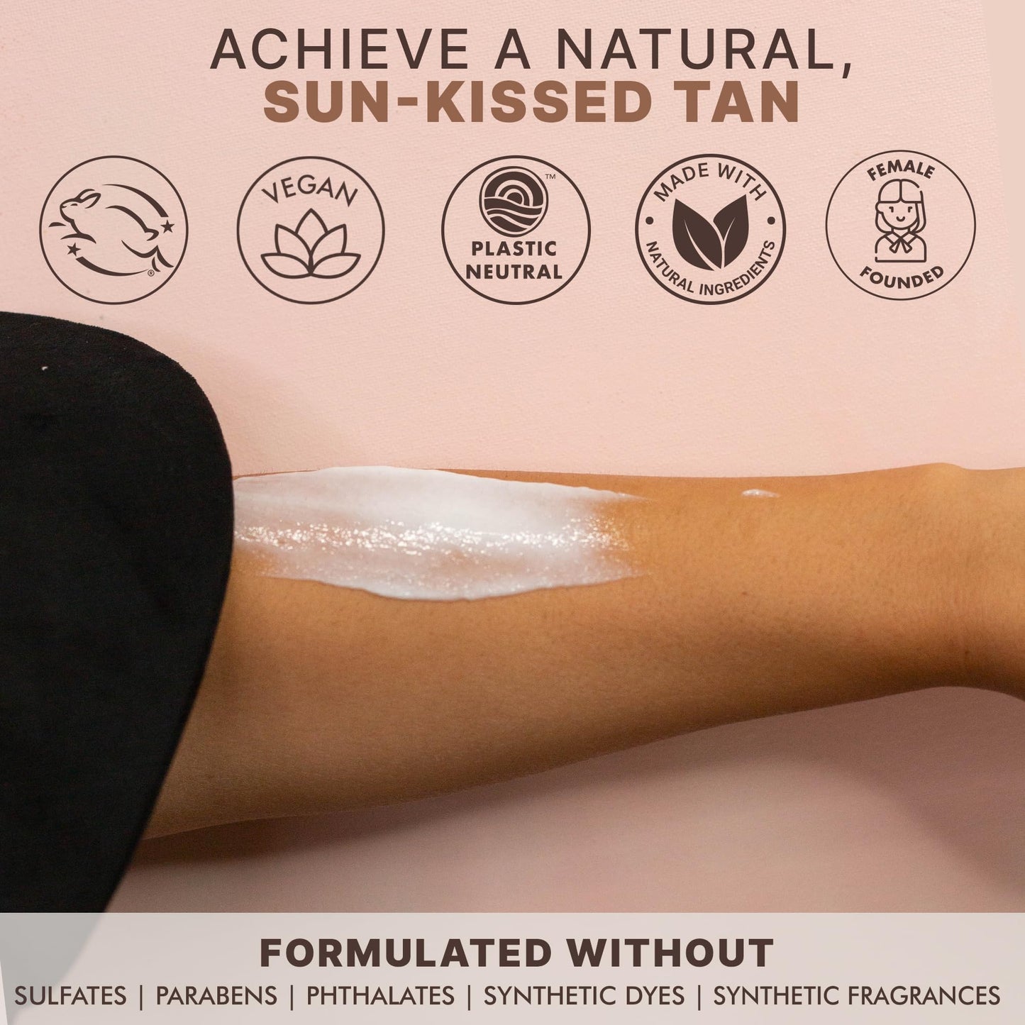 Beauty by Earth Self Tanner - USA Made with Natural & Organic Ingredients, Moisturizing Self Tanning Lotion - Maple Wellness Supplements
