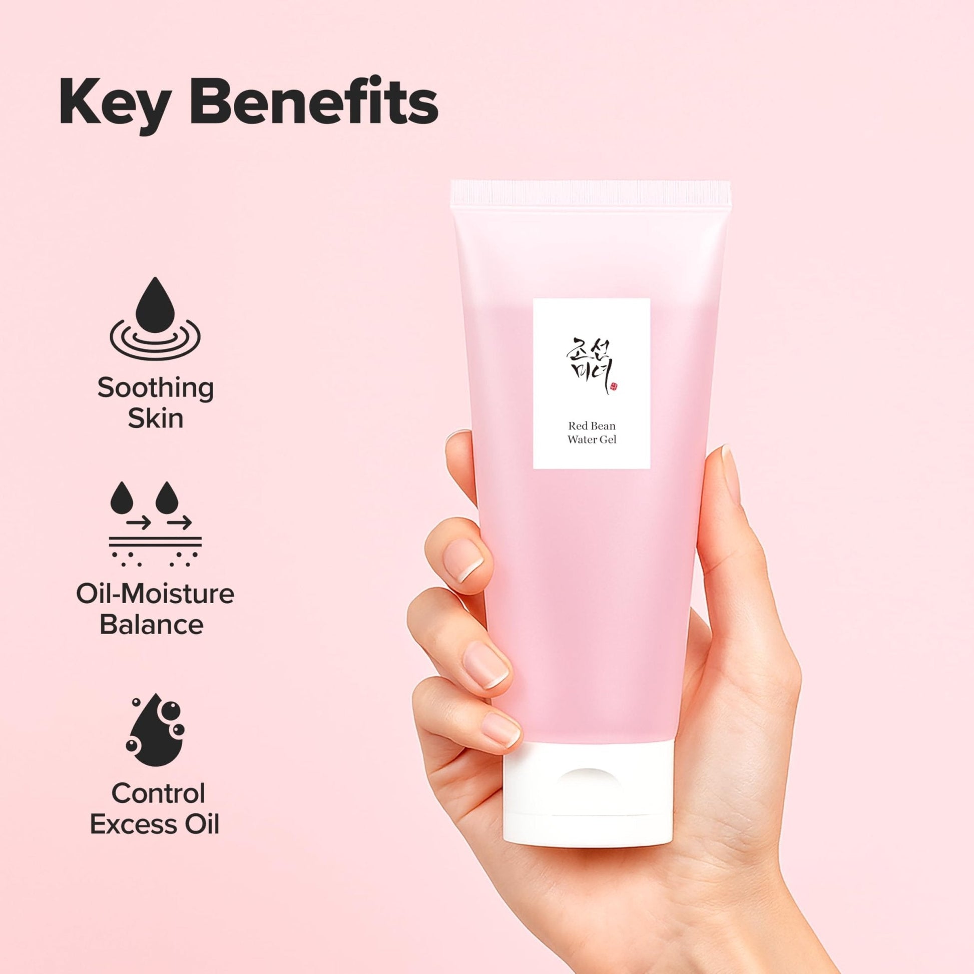 Beauty of Joseon Red Bean Water Gel Hydrating Peptide Hydro Boost Moisturizer for Acne Prone Dry Skin, Korean Skin Care - Maple Wellness Supplements