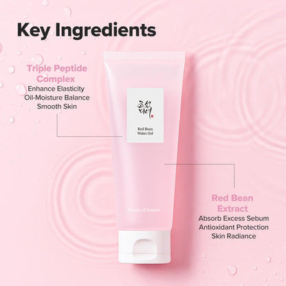 Beauty of Joseon Red Bean Water Gel Hydrating Peptide Hydro Boost Moisturizer for Acne Prone Dry Skin, Korean Skin Care - Maple Wellness Supplements