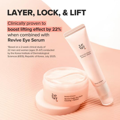 Beauty of Joseon Revive Under Eye Patch Retinal Ginseng for Puffy Under Eye Bag Masks - Maple Wellness Supplements