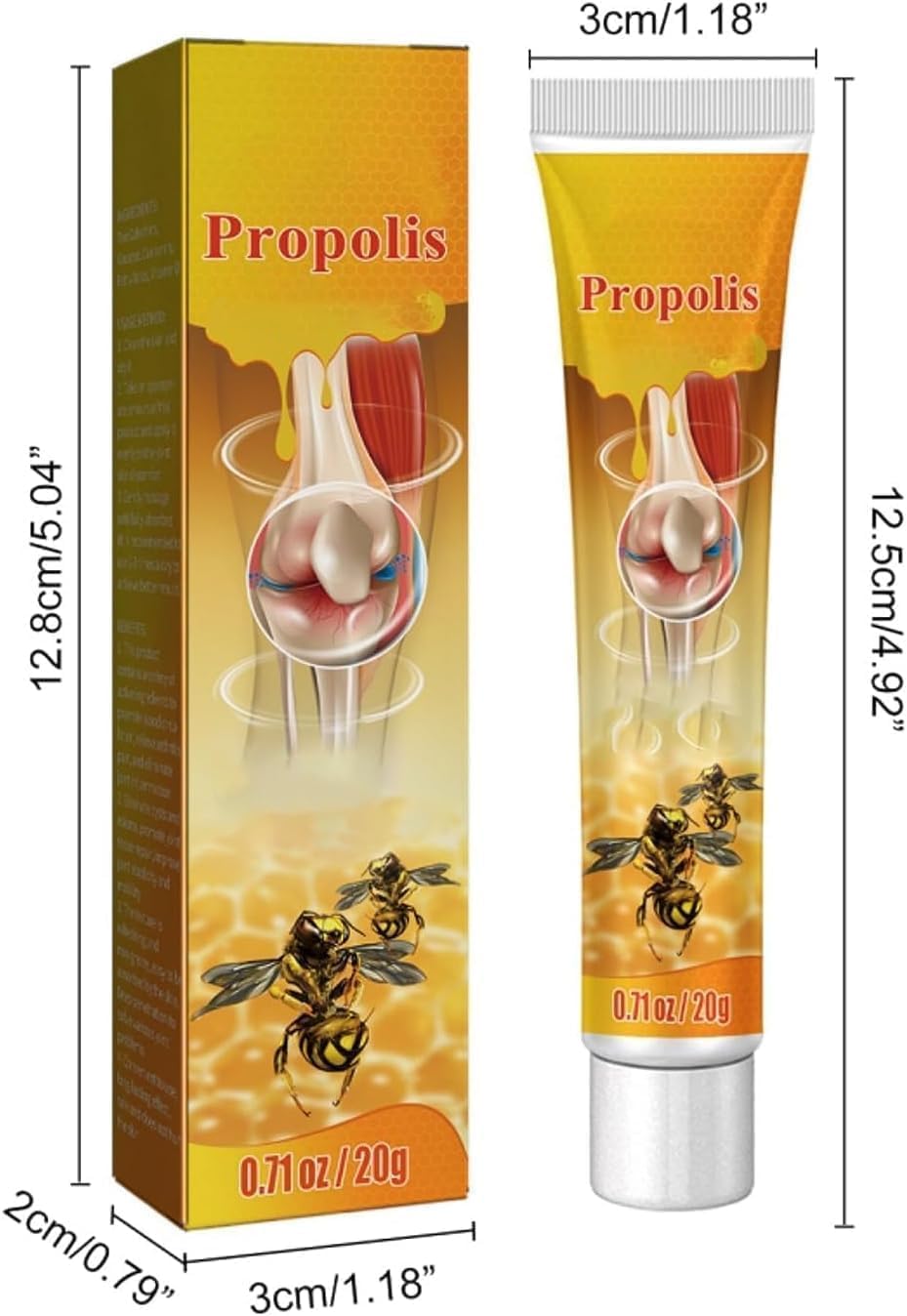 Bee Venom Relief Cream, Bone & Joint Gel, Beevenom New Zealand Bee Venom Professional Gel, Propolis Professional Gel Joint Cream （3PCS） - Maple Wellness Supplements