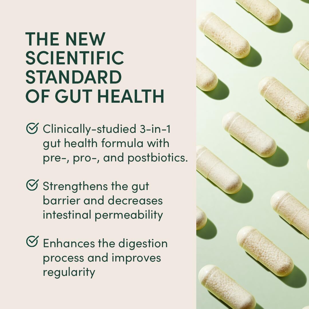 Beekeeper's Naturals Complete Gut Health, 3-in-1 Prebiotic, Postbiotic, Probiotics for Digestive Health & Bloating Relief for Women & Men - Maple Wellness Supplements