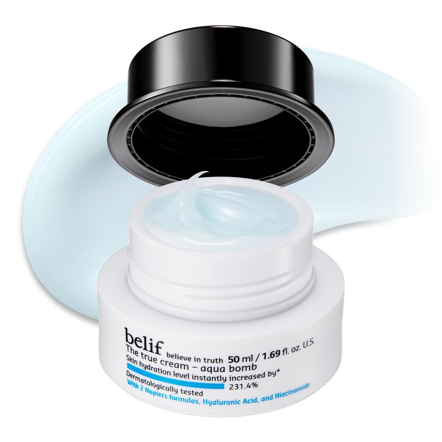 belif Aqua Bomb – Daily Niacinamide Hydrating Moisturizer, Lightweight Plumping Facial Cream with Hyaluronic Acid & Squalane, Cooling Effect - Maple Wellness Supplements