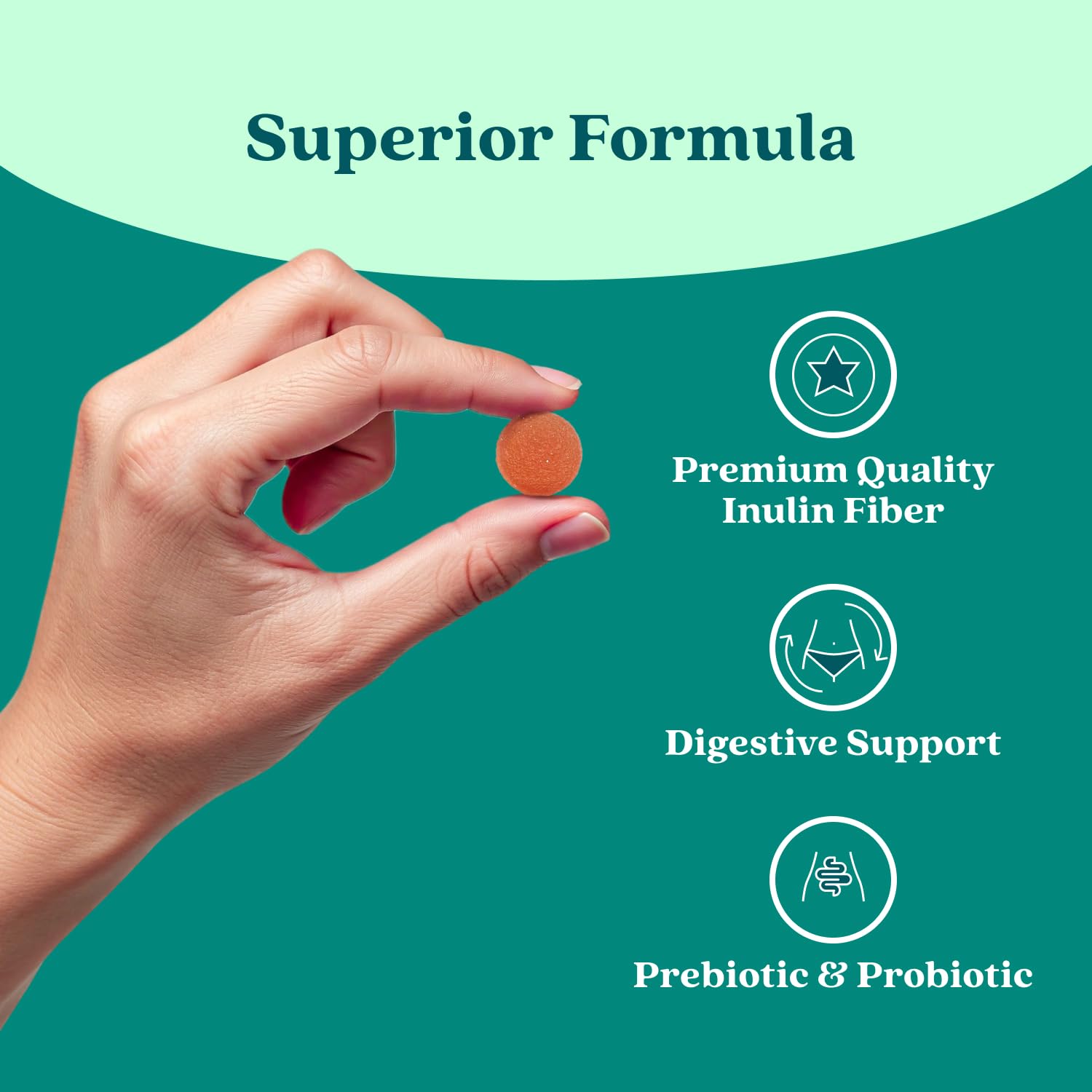 BeLive Synbiotics - Probiotic & Prebiotic Fiber Gummies – High Strength Inulin (3g), Dietary Fiber Supplement, Digestive Support for Kids & Adults - Strawberry, Orange, - Maple Wellness Supplements