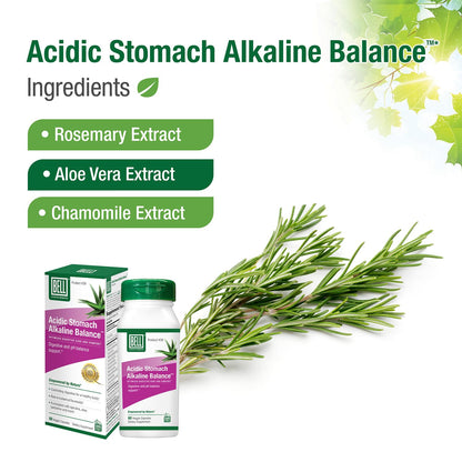 Bell Acidic Stomach Alkaline Balance Lifestyle Products | Helps Maintain Healthy pH Levels | 60 Capsules - Maple Wellness Supplements