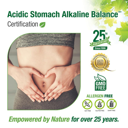 Bell Acidic Stomach Alkaline Balance Lifestyle Products | Helps Maintain Healthy pH Levels | 60 Capsules - Maple Wellness Supplements