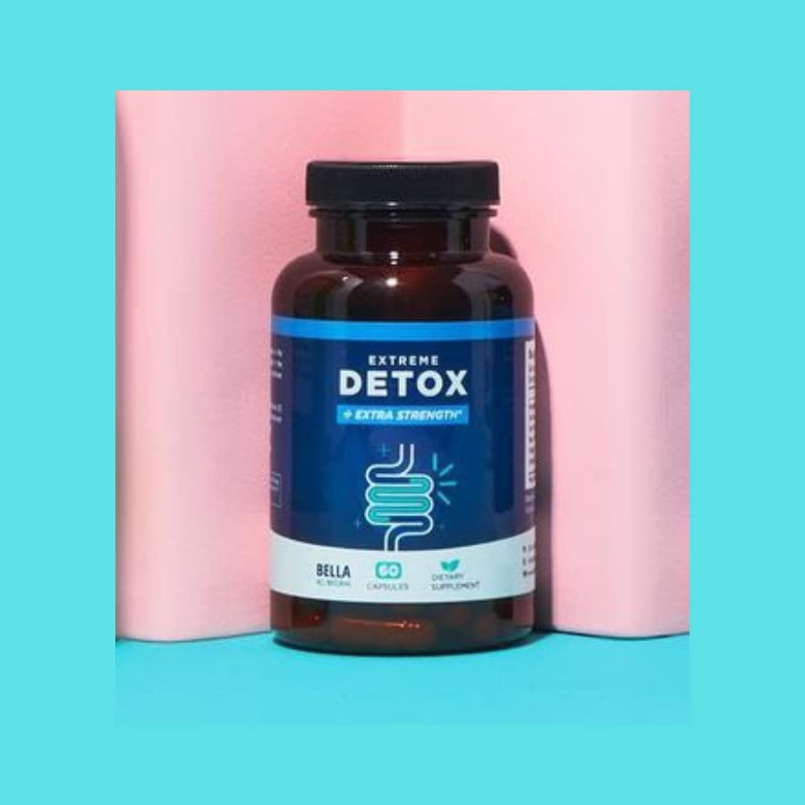 Bella All Natural Extreme Detox - Colon Cleanse and Full Body Detox - 60 Caps - Maple Wellness Supplements