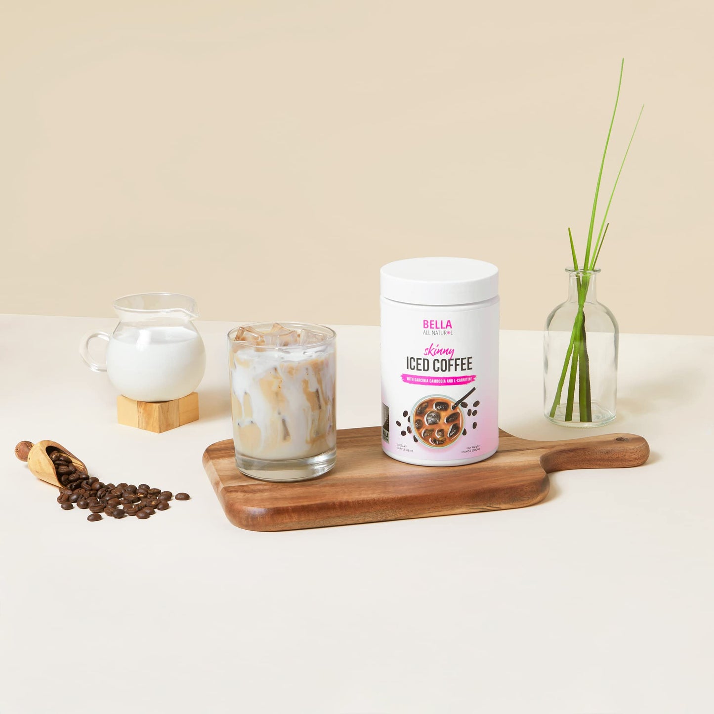 Bella All Natural Skinny Iced Coffee - Good Taste - 500 Grams - Maple Wellness Supplements