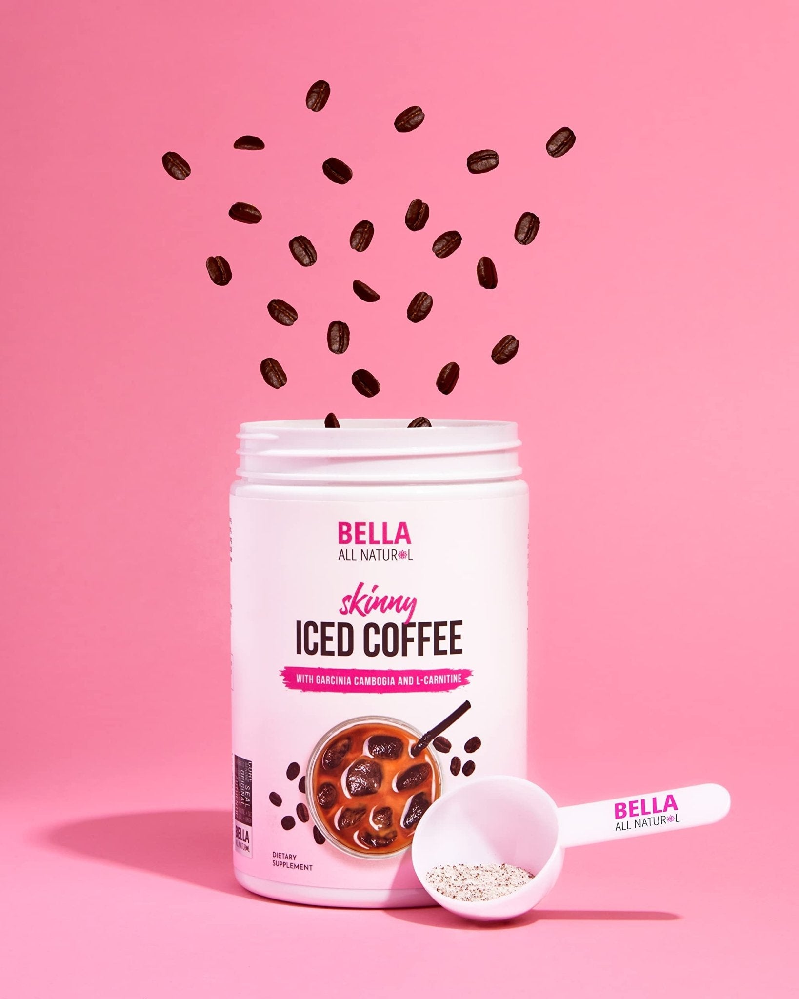 Bella All Natural Skinny Iced Coffee - Good Taste - 500 Grams - Maple Wellness Supplements