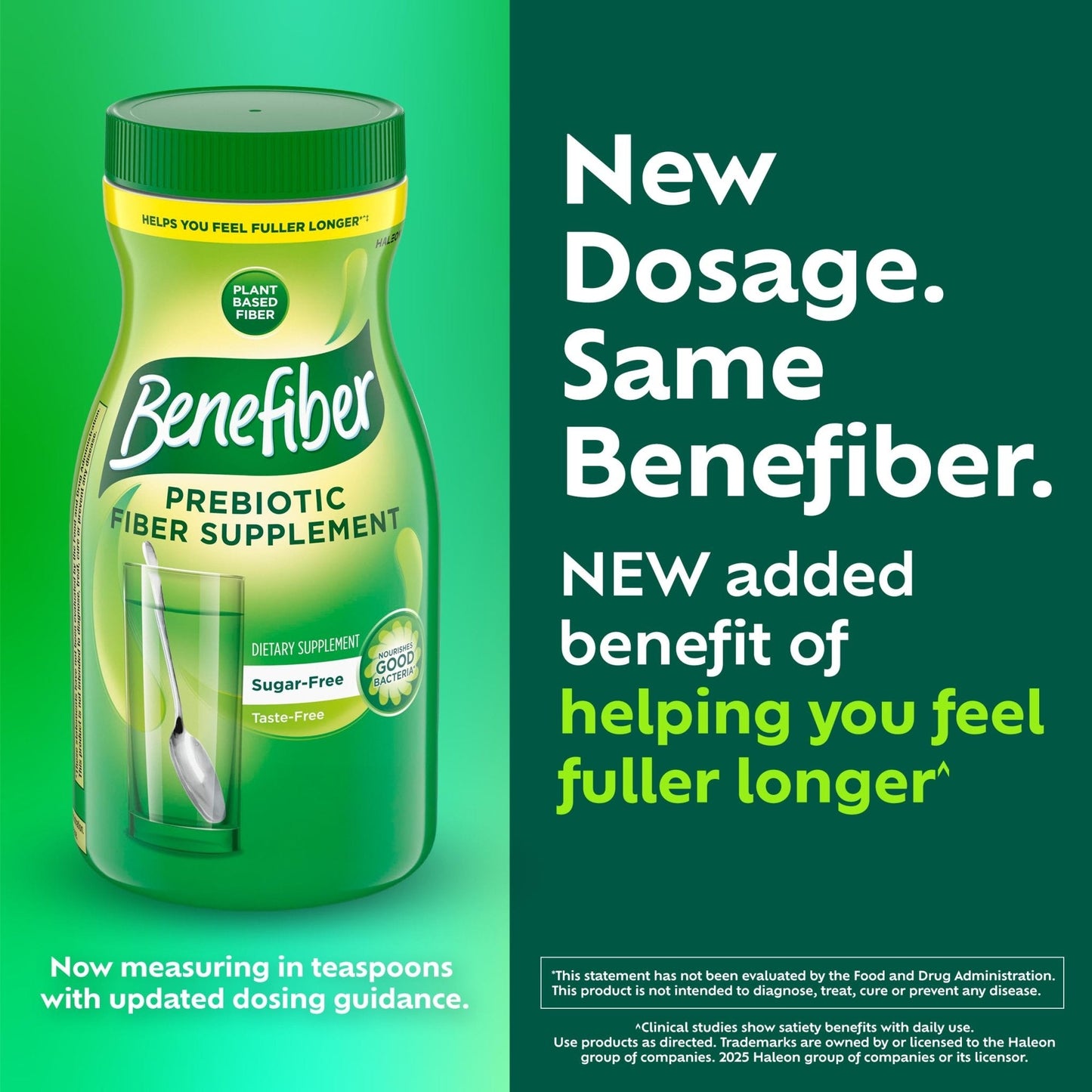 Benefiber Daily Prebiotic GLP-1 Friendly Fiber Supplement Powder for Digestive Health, Unflavored - 250 Teaspoons (17.6 Ounces) - Maple Wellness Supplements